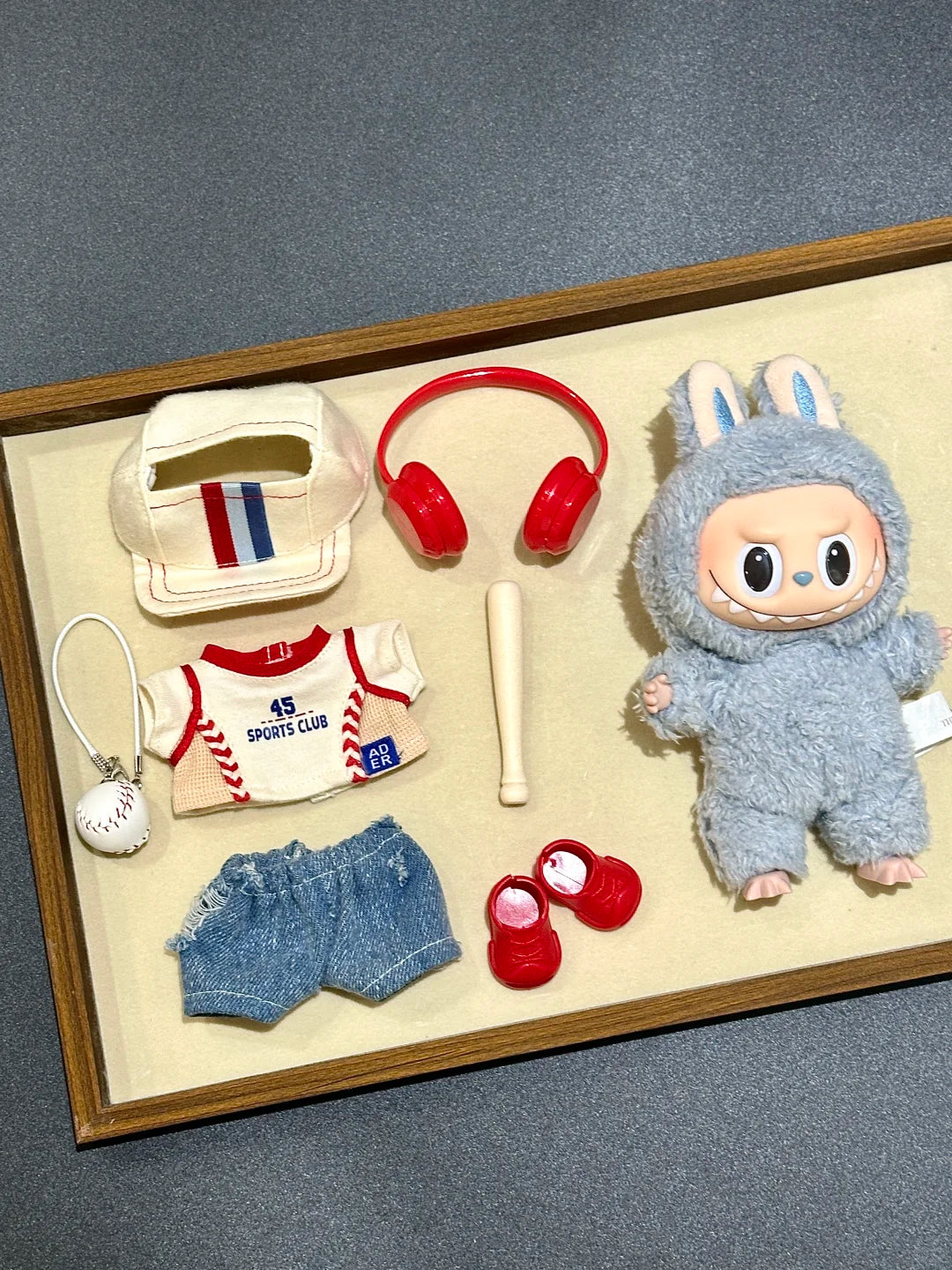 15cm/17cm Baseball Costume Clothes Set