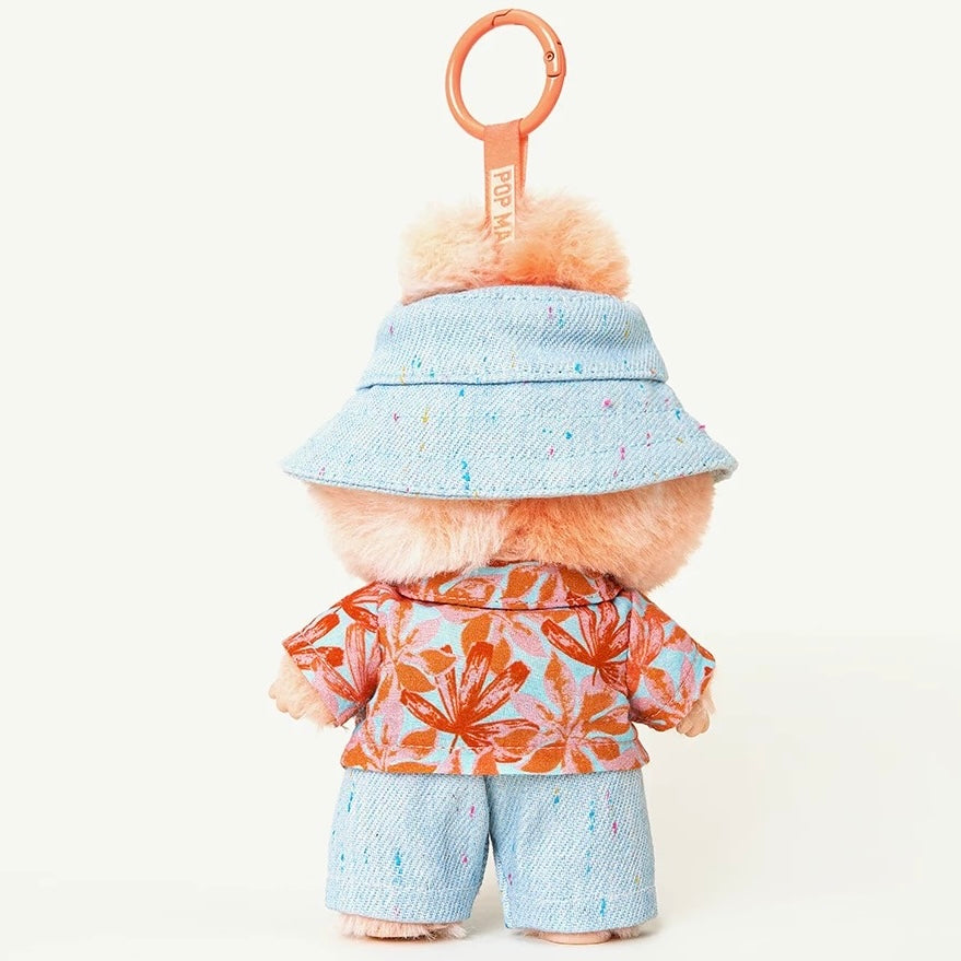 17CM Doll Vacation Bucket Hat Clothes Set