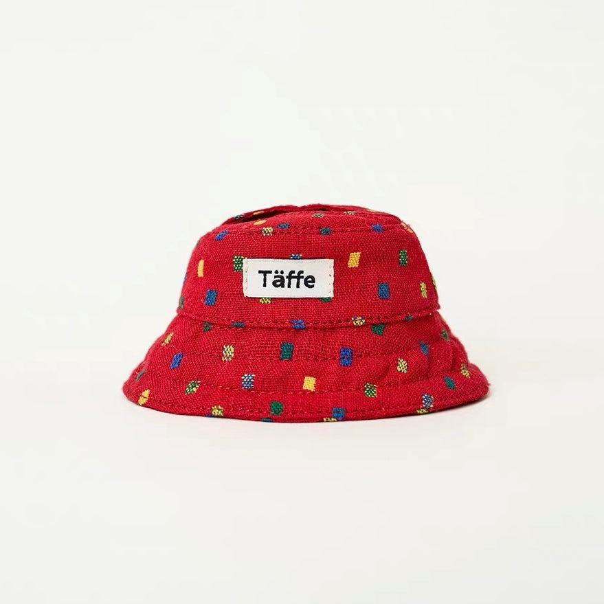 17CM Wave Point Bucket Hat Doll Clothes Set