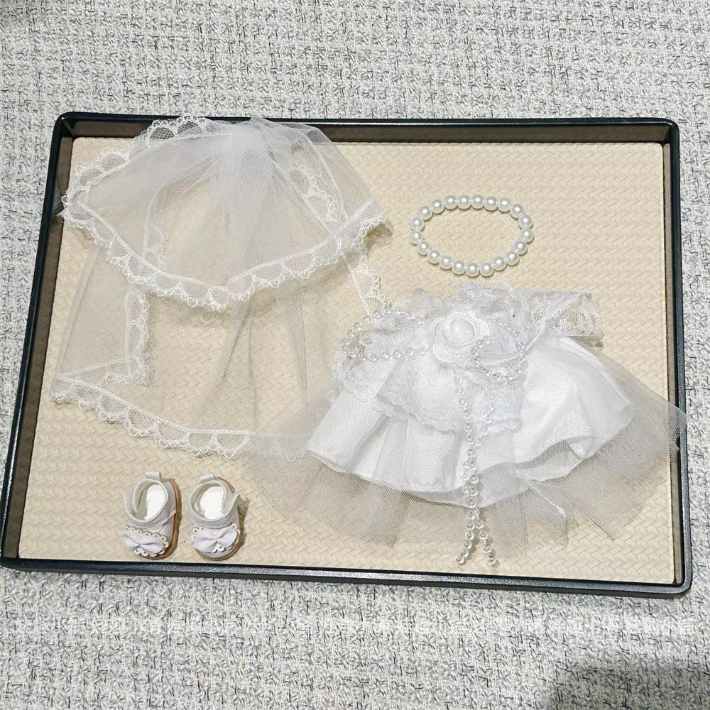 Formal Wedding Suit Dress Set For 17CM Doll