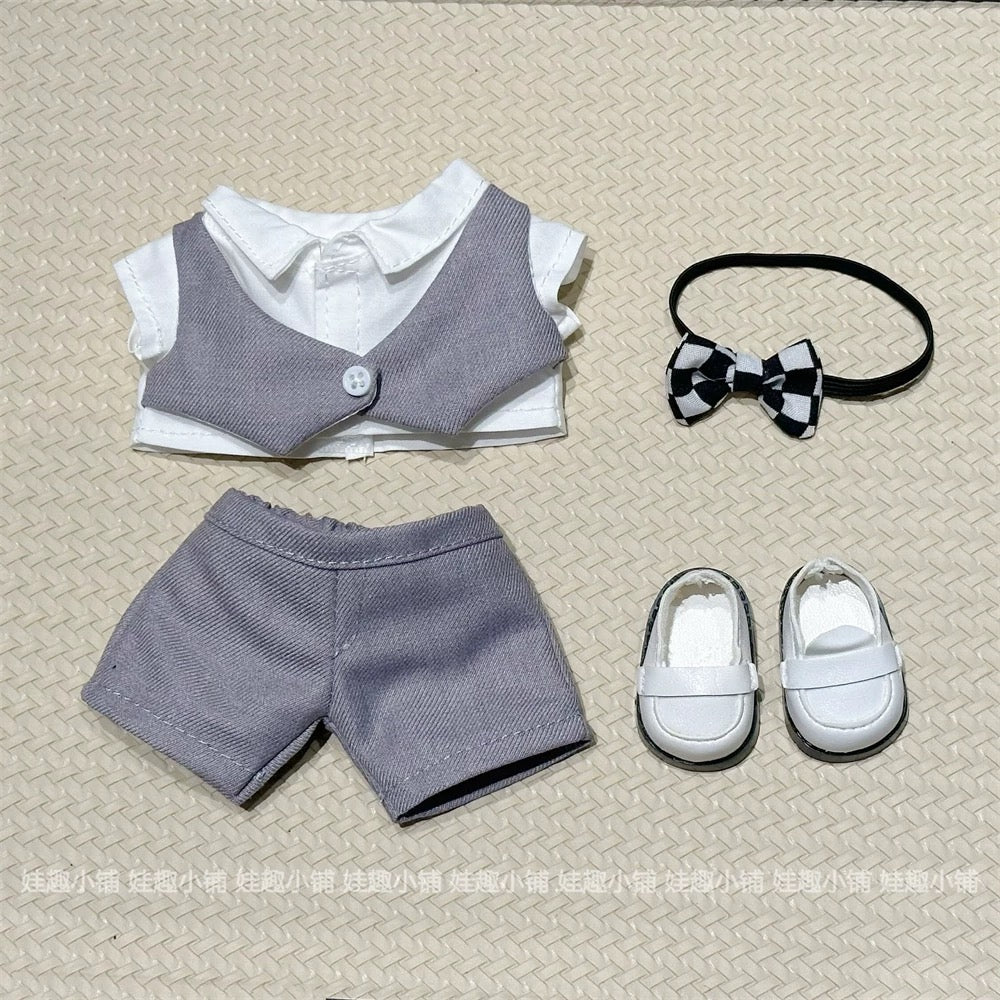 Formal Wedding Suit Dress Set For 17CM Doll