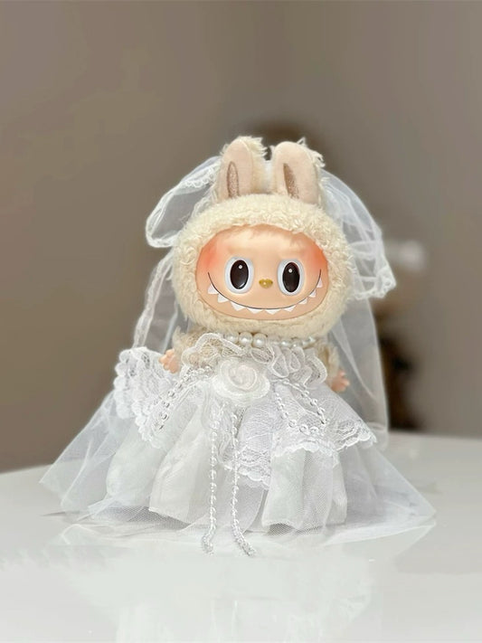 Formal Wedding Suit Dress Set For 17CM Doll
